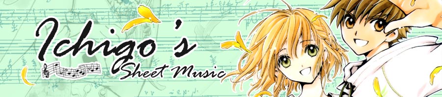 Ichigo S Sheet Music Game And Anime Sheet Music